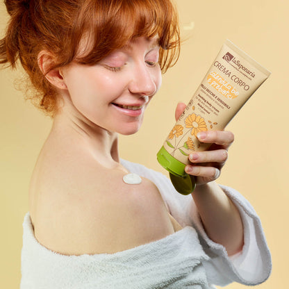 Creme Corporal para Peles Secas e sensíveis - Calêndula Bio e Prebióticos La Saponaria