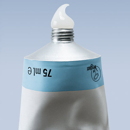 Dentífrico natural com flúor para dentes e gengivas sensíveis da The Humble Co.