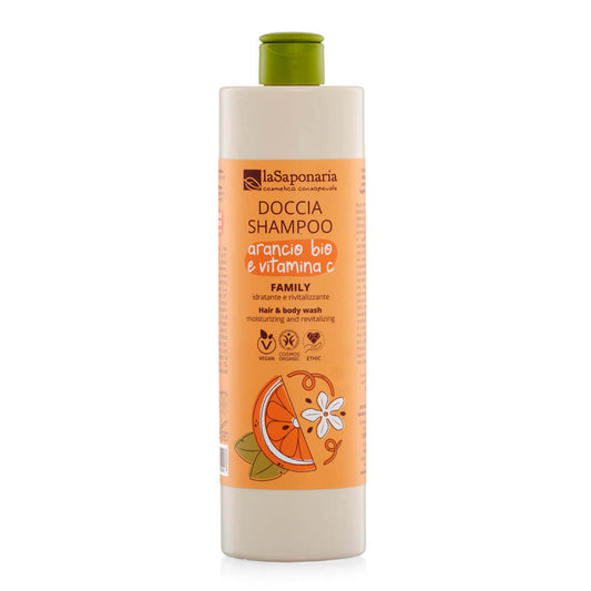 Champô & Gel de Banho Família - Laranja Bio e Vitamina C