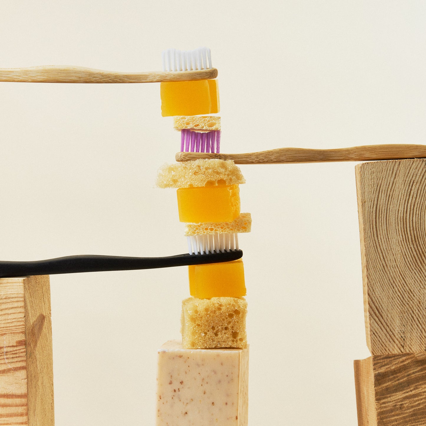 Escova de dentes de bambu adulto suave - The Humble Co.
