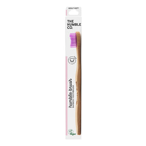 Escova de dentes bambu - Adulto (Suave) - Rosa