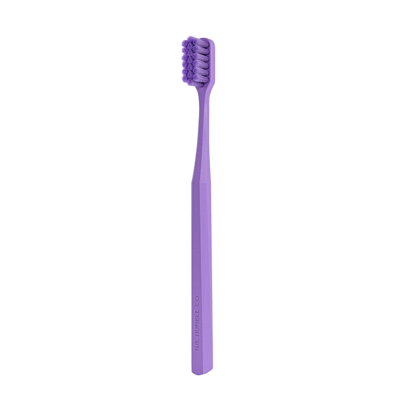 EScova de dentes profissional com 7000 cerdas em bioplástico Roxa The Humble Co