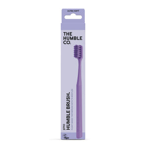 EScova de dentes profissional com 7000 cerdas em bioplástico Roxa The Humble Co