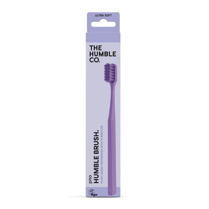 EScova de dentes profissional com 7000 cerdas em bioplástico Roxa The Humble Co