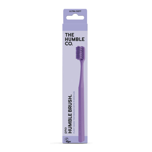 EScova de dentes profissional com 7000 cerdas em bioplástico Roxa The Humble Co