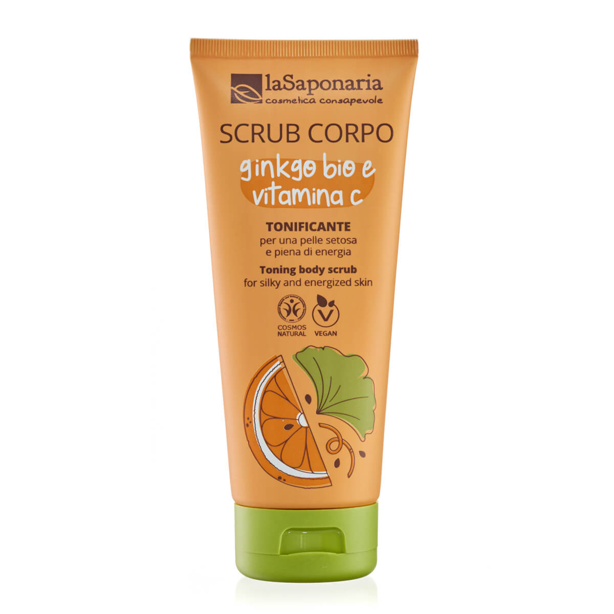 Exfoliante Corporal Biológico Ginkgo Vitamina C da La Saponaria