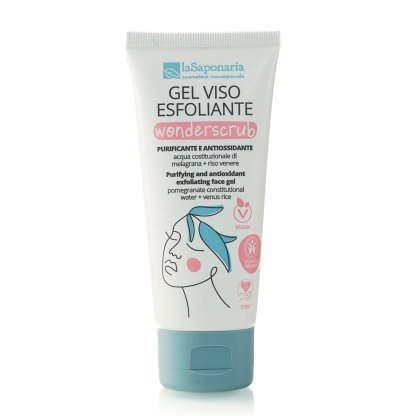 Gel Esfoliante rosto biologico La Saponaria