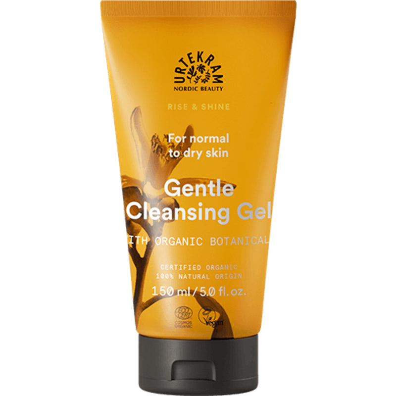 Gel de limpeza biológico Flor de larangeira para peles normais e secas da Urtekram
