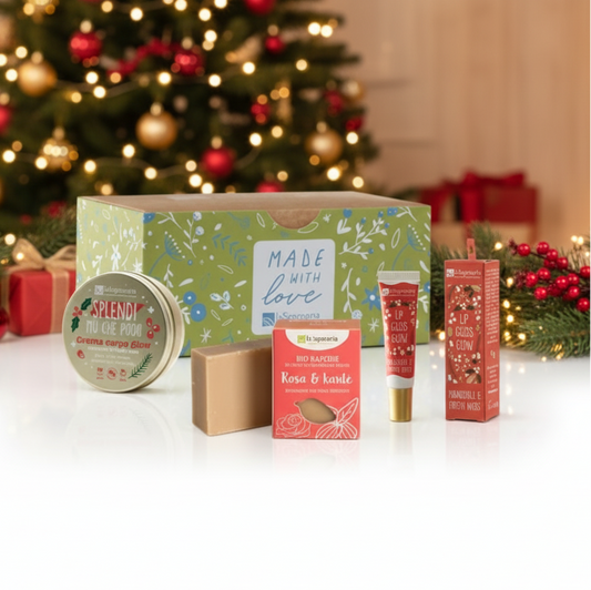 Conjunto presente para natal da La Saponaria