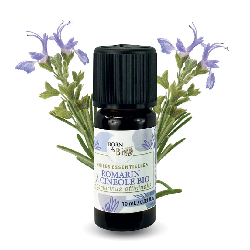 Óleo essencial biológico de alecrim cineol da Born to Bio 10 ml