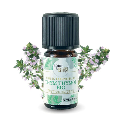 Óleo essencial de tomilho biológico da Born to Bio 5 ml