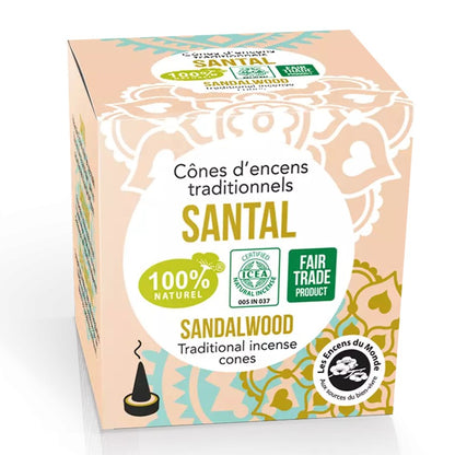 Incenso indiano 100% natural da aromandise - Sândalo