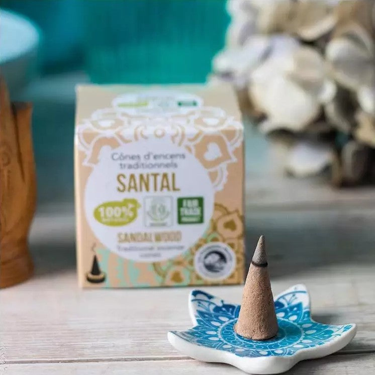 Incenso indiano 100% natural da aromandise - Sândalo