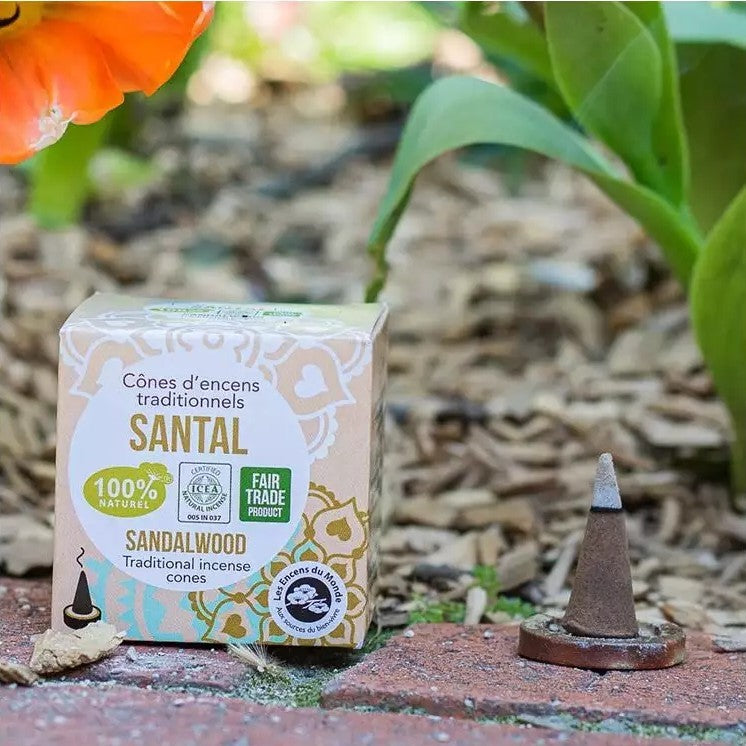 Incenso indiano 100% natural da aromandise - Sândalo