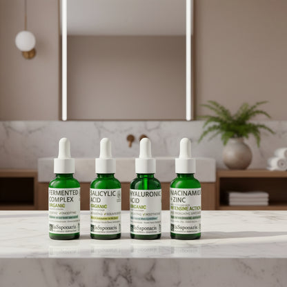 Kit de ativos puros da La Saponaria para uma pele sem imperfeições