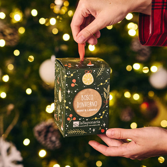 Presente de Natal Lanterna Bosque de inverno da La Saponaria