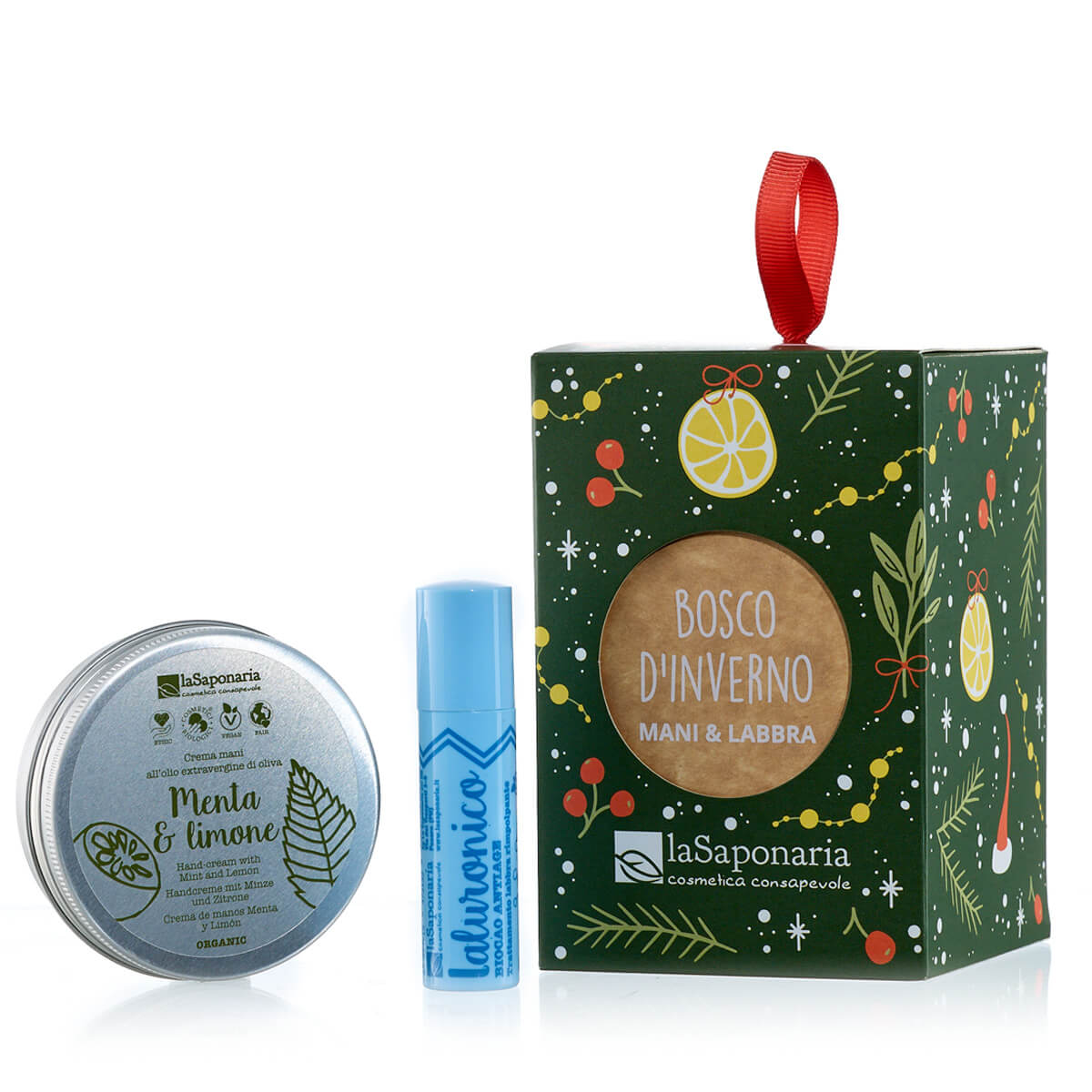 Presente de Natal Lanterna Bosque de inverno da La Saponaria