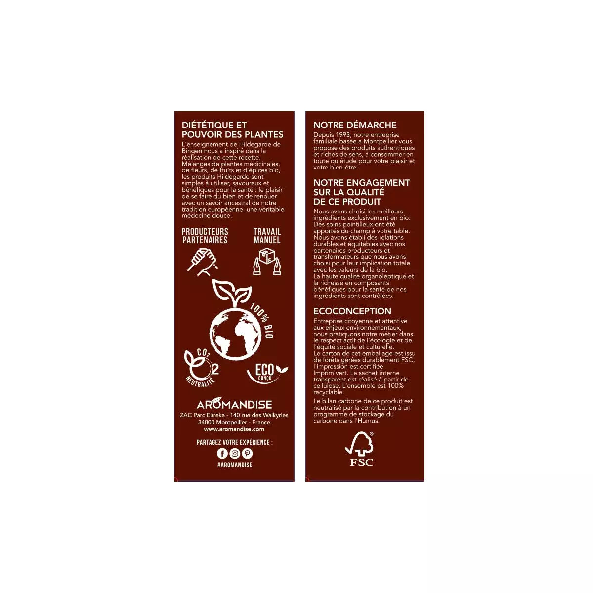 Latte Chai Biológico da Aromandise