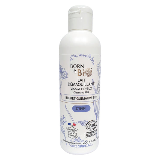 Leite desmaquilhante biológico da Born to Bio 200 ml
