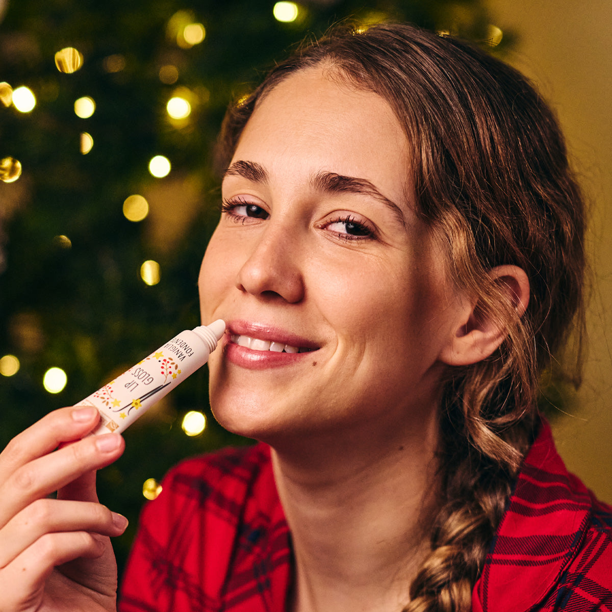 Balsamo Labial com brilho de baunilha da La Saponaria