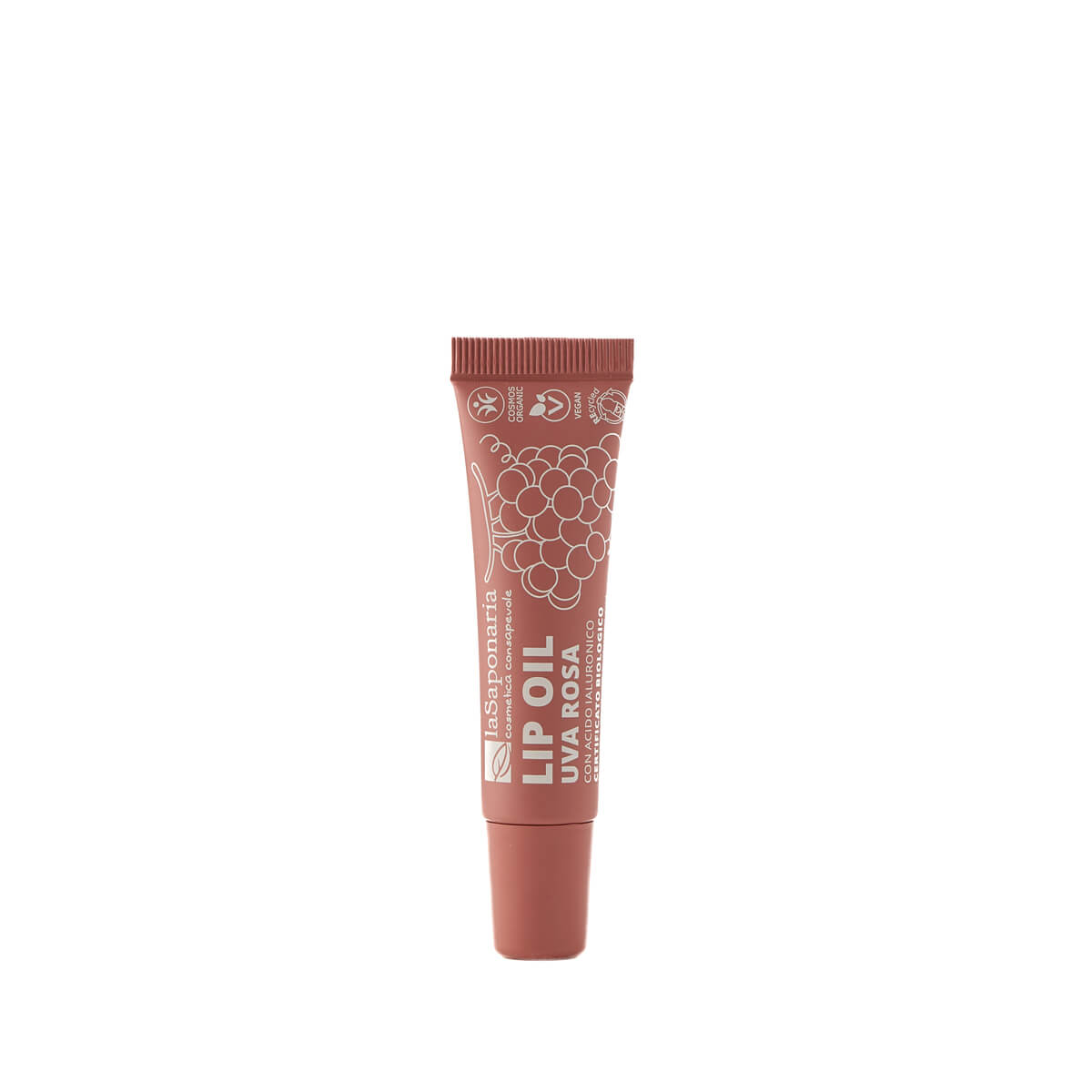 Óleo Labial Biológico Uva Rosa — Cor, Volume e Nutrição da La Saponaria