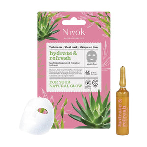 Máscara Facial de Tecido Hidrata & Refresca da Niyok