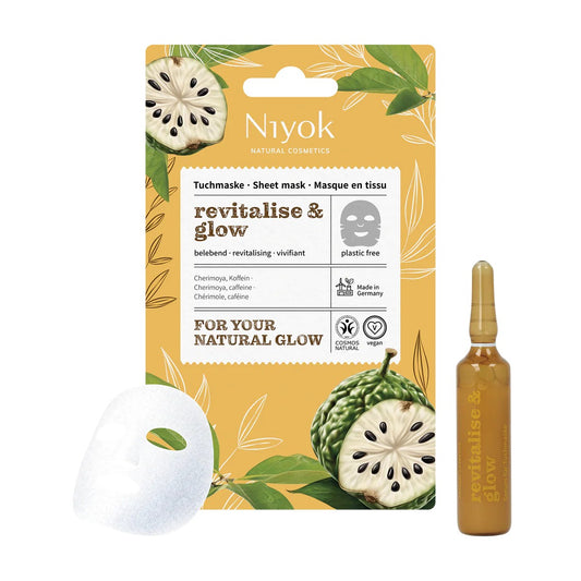 Máscara Facial de Tecido Revitaliza & Ilumina da Niyok