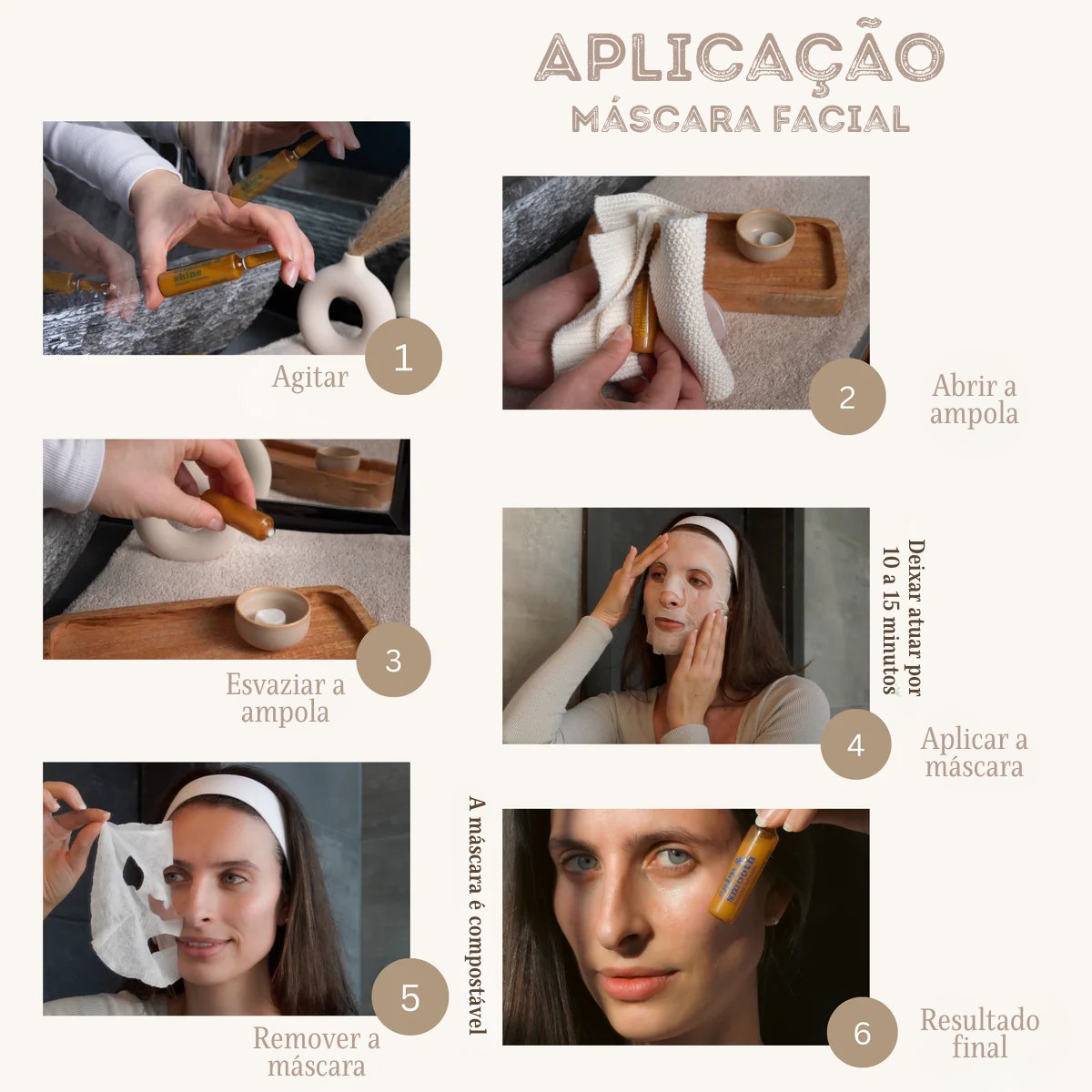 Máscara Facial de Tecido da Niyok - instruções de utilização