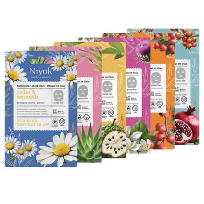 Máscara Facial de Tecido da Niyok - Foto Grupo