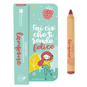 Maticao Framboesa Batom cieiro em lápis La Saponaria