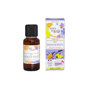 Noite Suave – Complexo de Óleos Essenciais Bio (para difusão) da Born to bio 30 ml (com caixa)