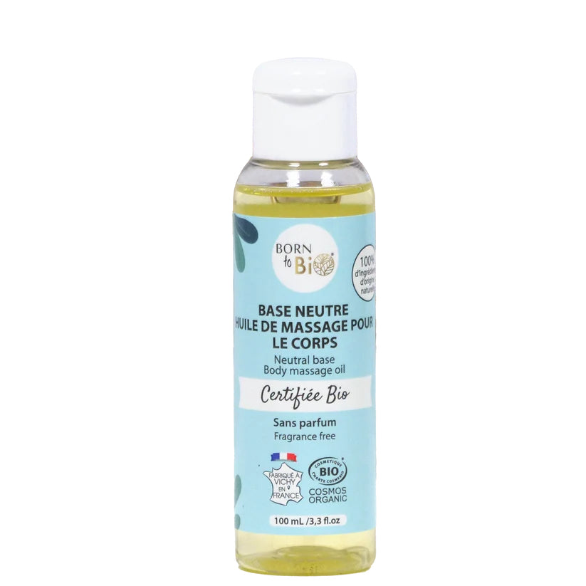 Óleo de Massagem Bio – Base Neutra da Born to Bio 100 ml