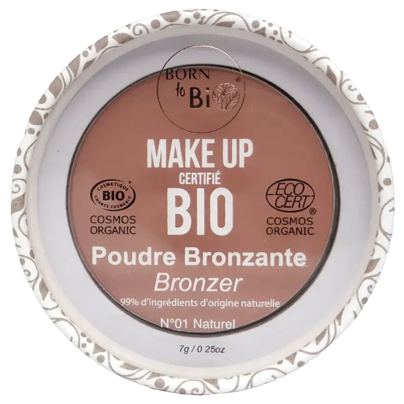 Po bronzeador bio #1 Natural da Born to Bio com tampa 7 g