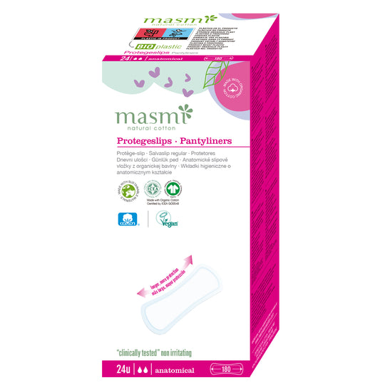 Pensos diários protege slip da Masmi com algodão biológico