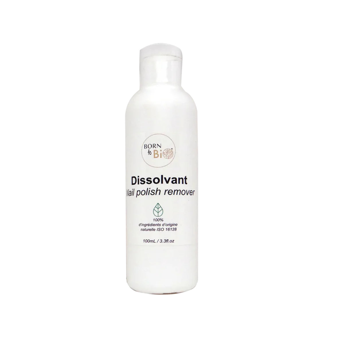 Removedor de verniz 100% natural da born to bio 100 ml