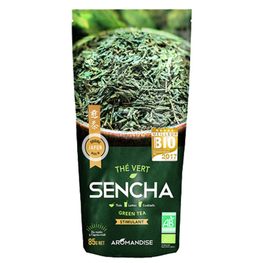 Chá Japonês Chá Verde Sencha Aromandise - Promoção