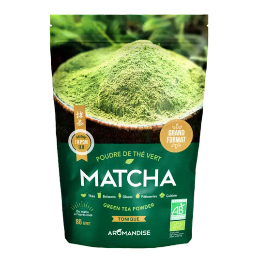 Chá Verde Biológico Japonês Matcha da Aromandise