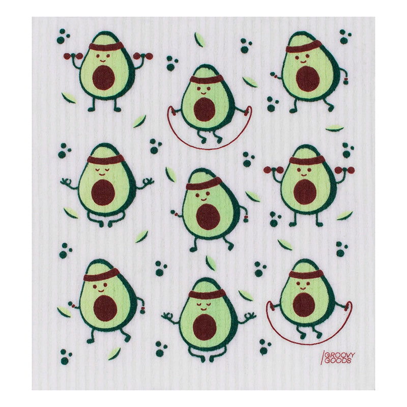 Pano de Esponja Ecológico (compostável) - Abacate
