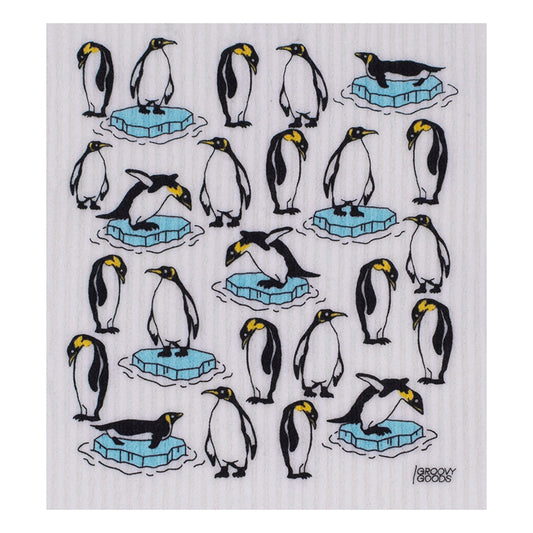 Pano de Esponja Ecológico (compostável) - Pinguim