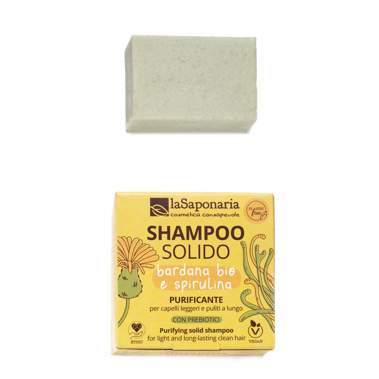 Champú Sólido Purezza (purificante y anticaspa)
